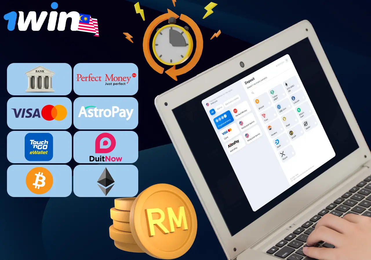Payment Methods Available on 1Win Malaysia